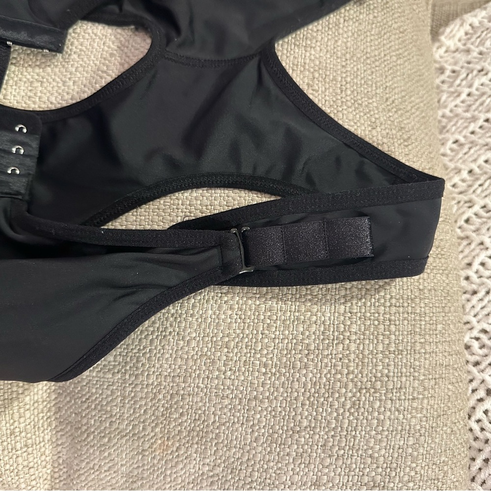 Black Women's Post-Breast Surgery Bra - Picture 3 of 5